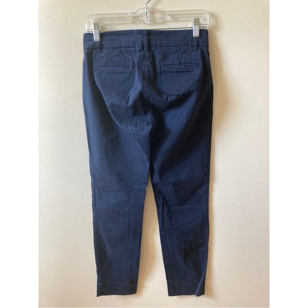 J.Crew Stretch Chino Pant Navy Size 0 - Picture 2 of 10
